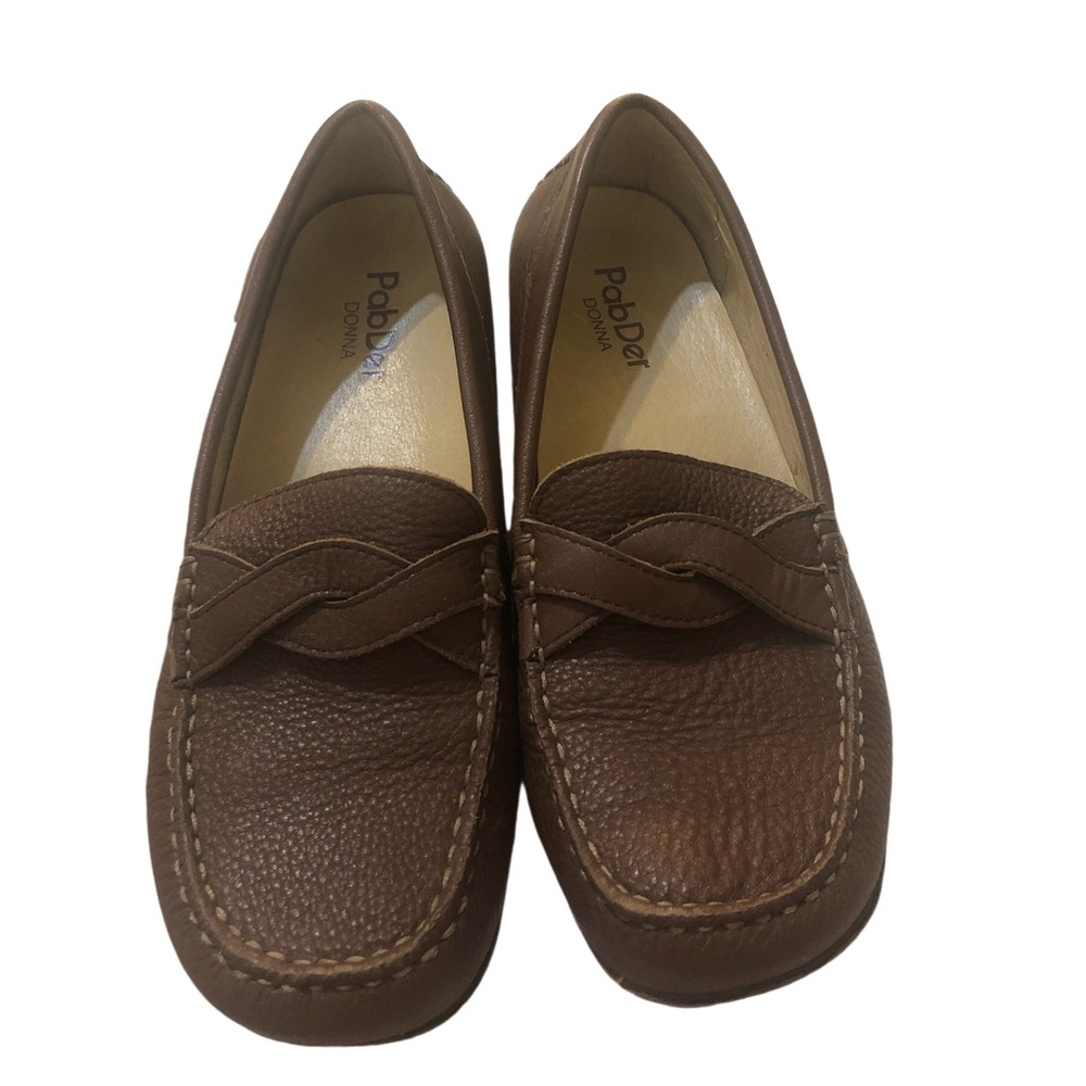 PabDer Donna womens brown loafers